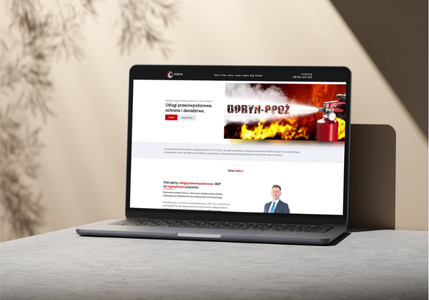 Wizualizacja jednej ze stron stworzonych przez PageType